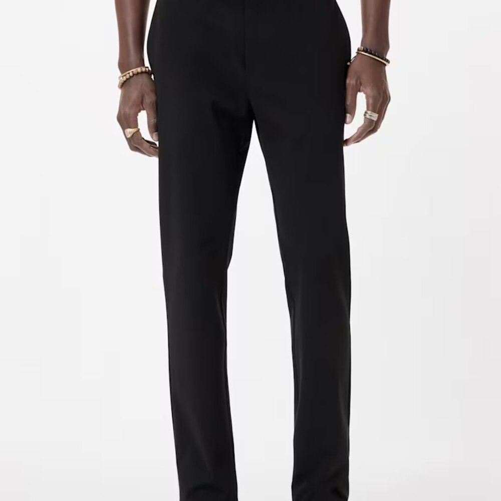 John Varvatos | Star U.S.A. Slim Fit Dress Pants | Black Wool Blend | Size 32R